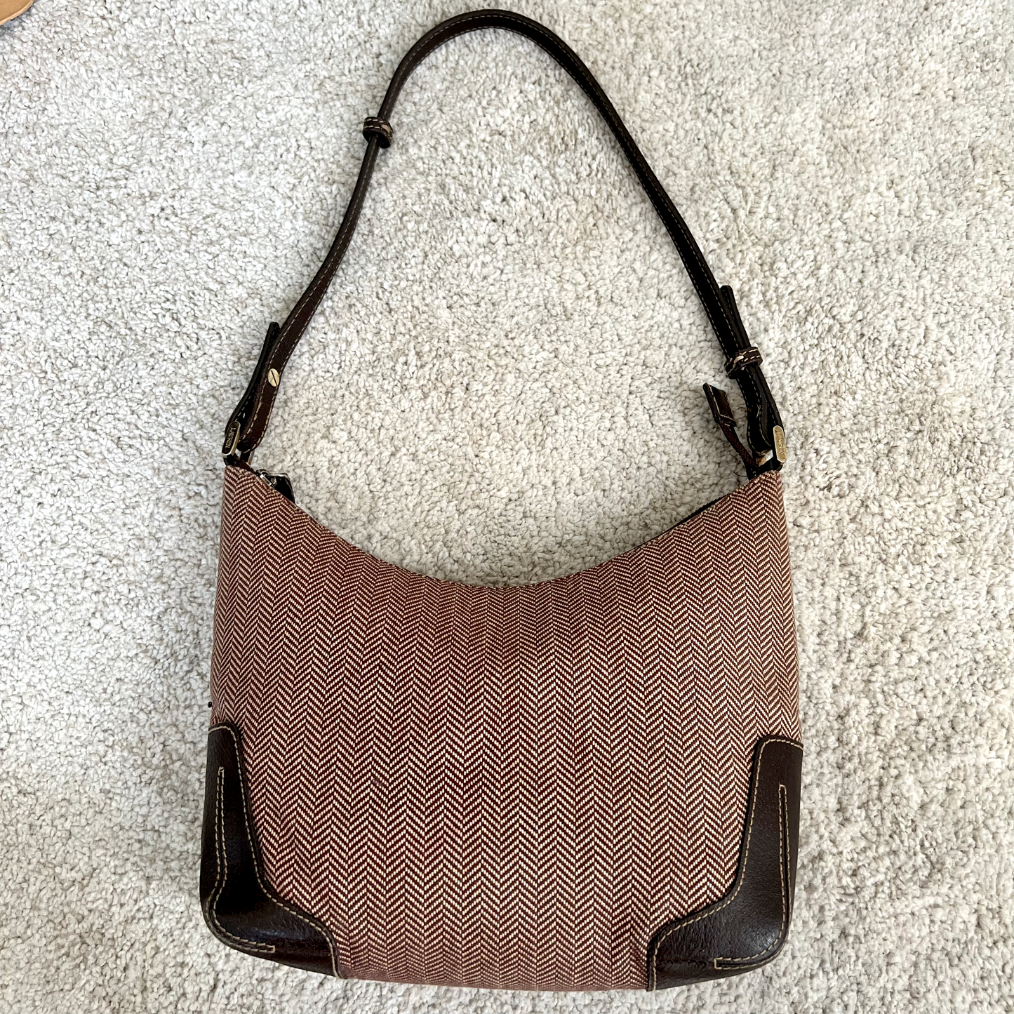 Polo Ralph Lauren Women's Tan & Brown Shoulder Bag