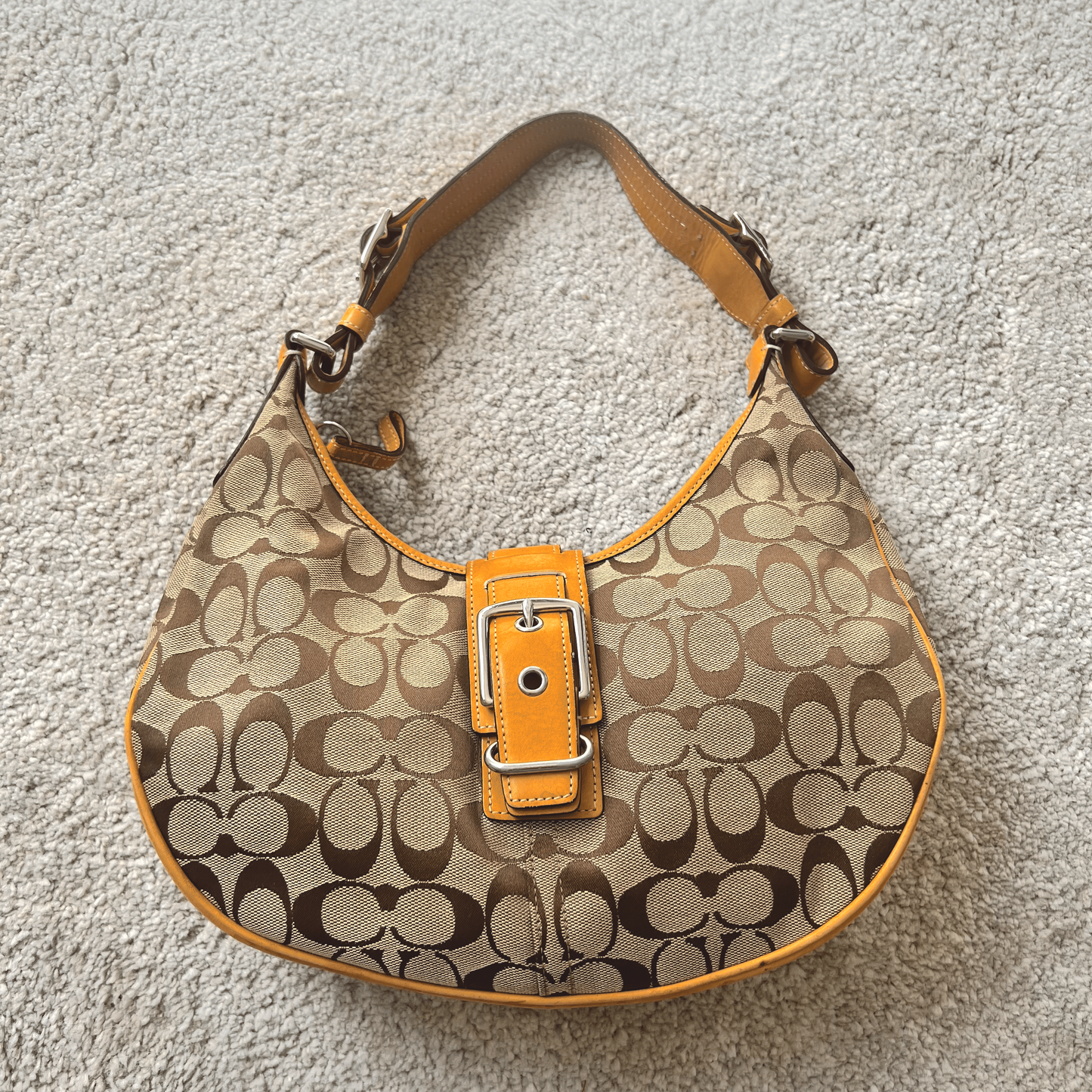 Coach Hampton Hobo Bag In Light Brown
