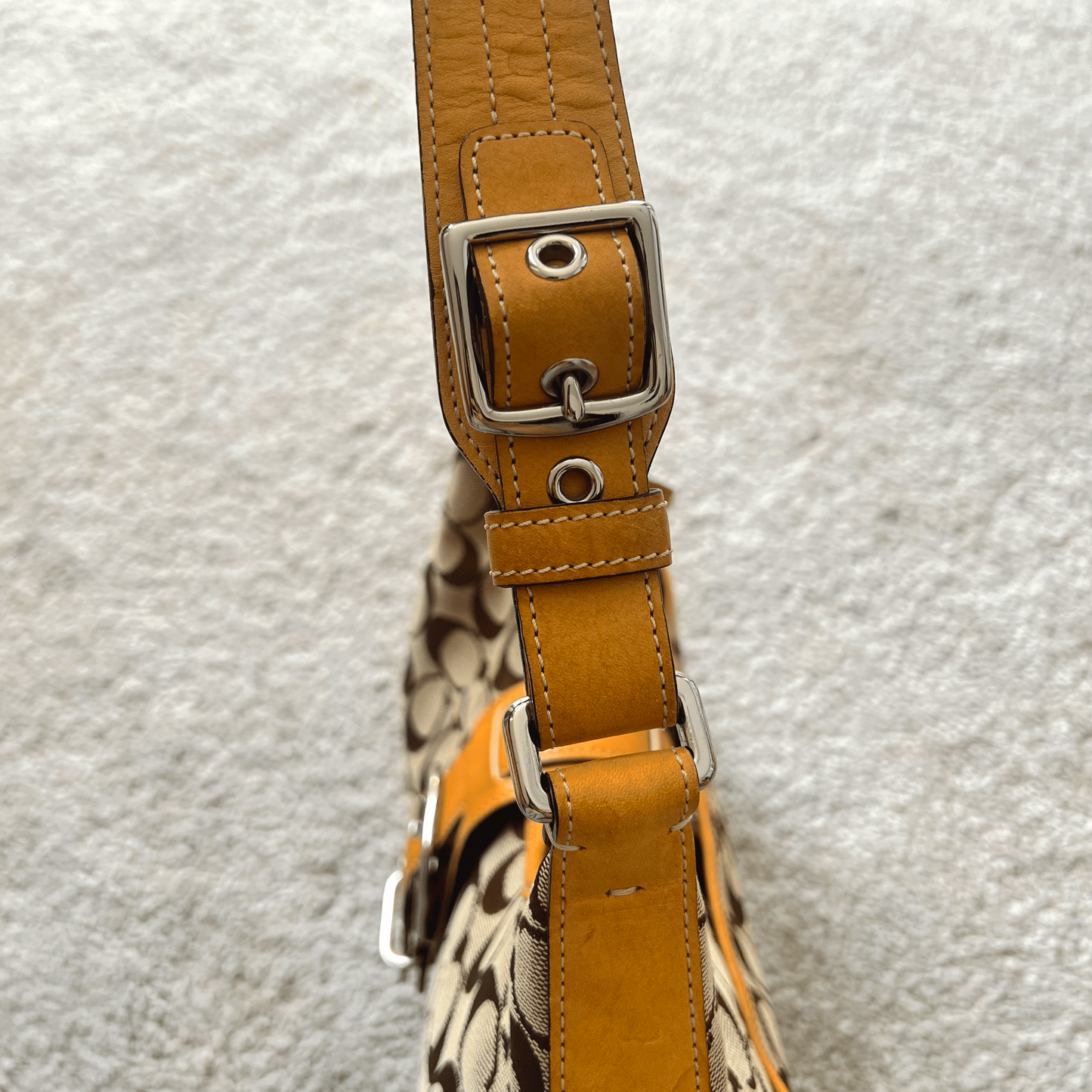 Coach Hampton Hobo Bag In Light Brown