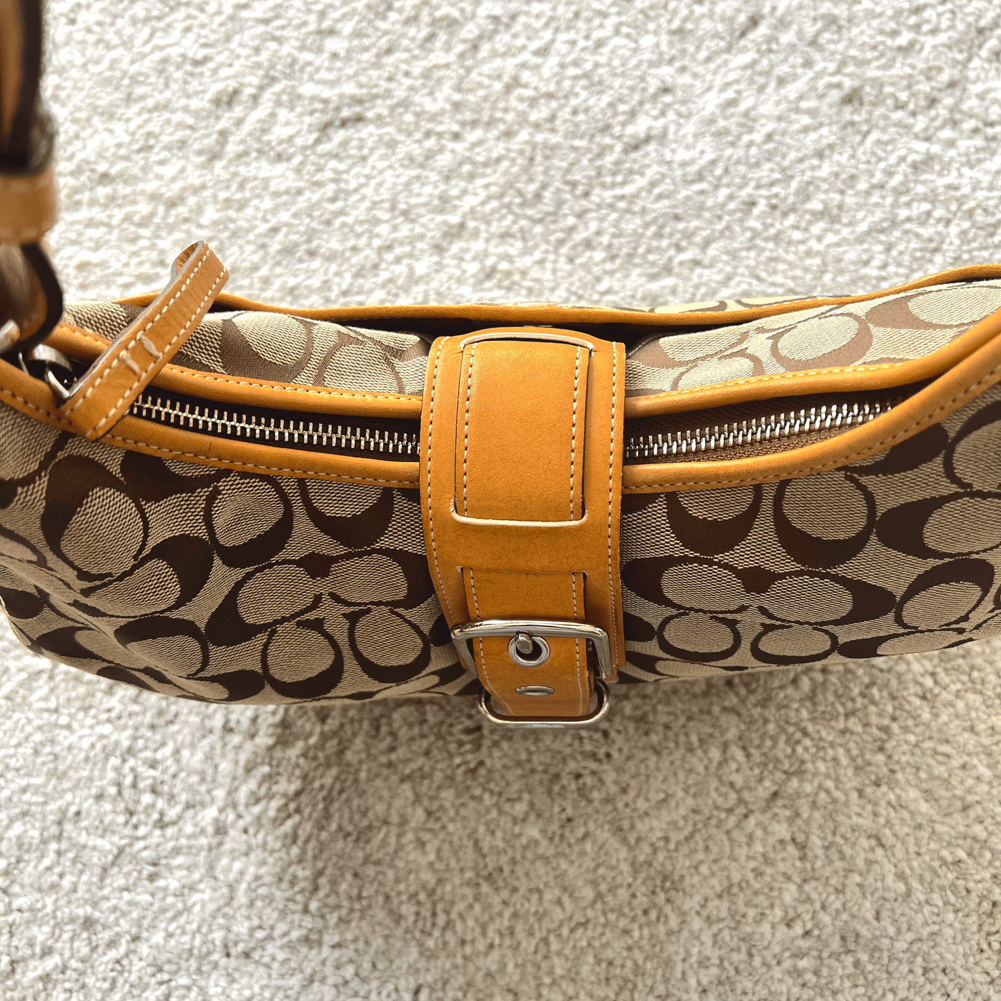 Coach Hampton Hobo Bag In Light Brown