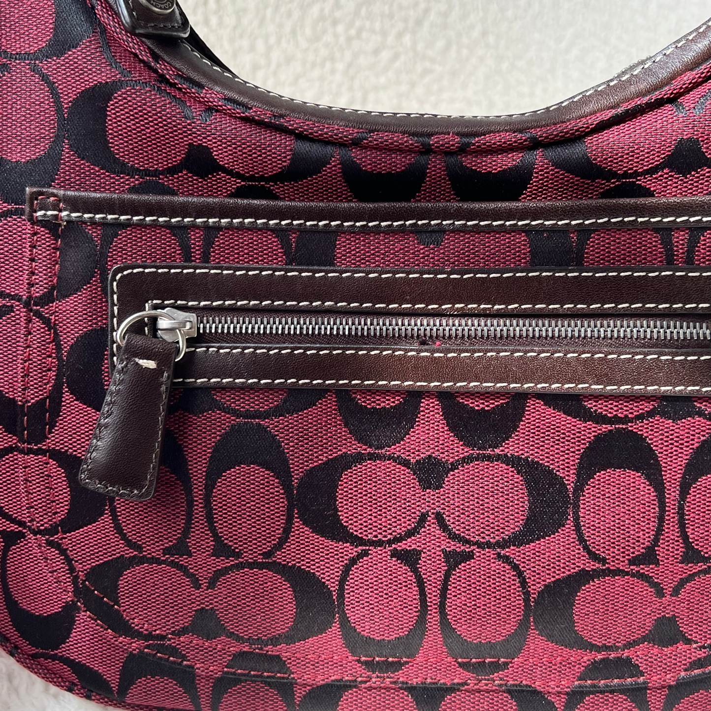 Coach Jacquard Red Hamptons