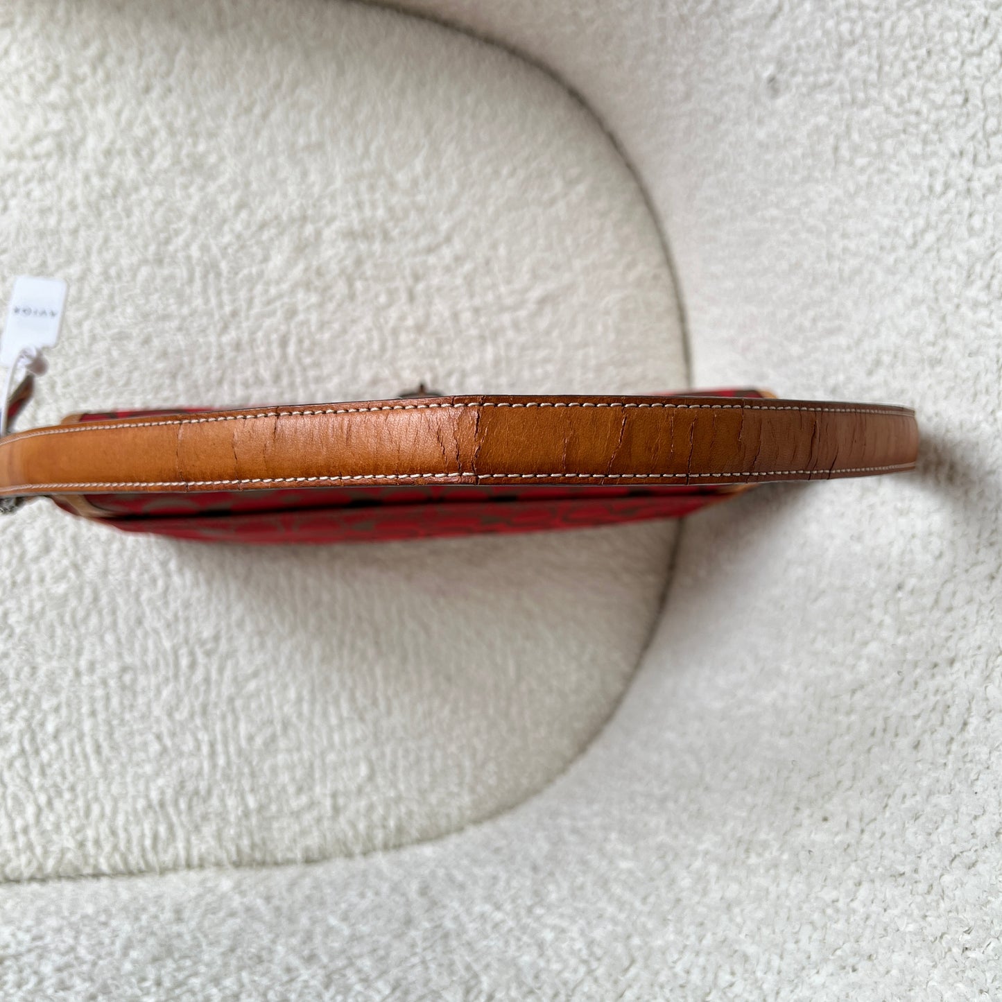 Coach Buckle Flap in Red