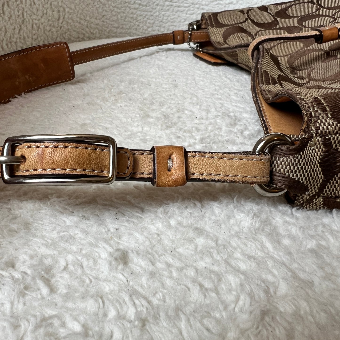 Coach Hamptons Signature Hobo Shoulder Bag