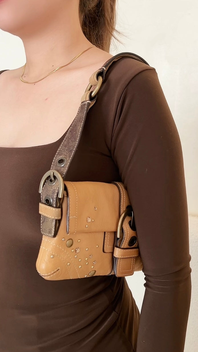 Coach Rare Buckle Flap