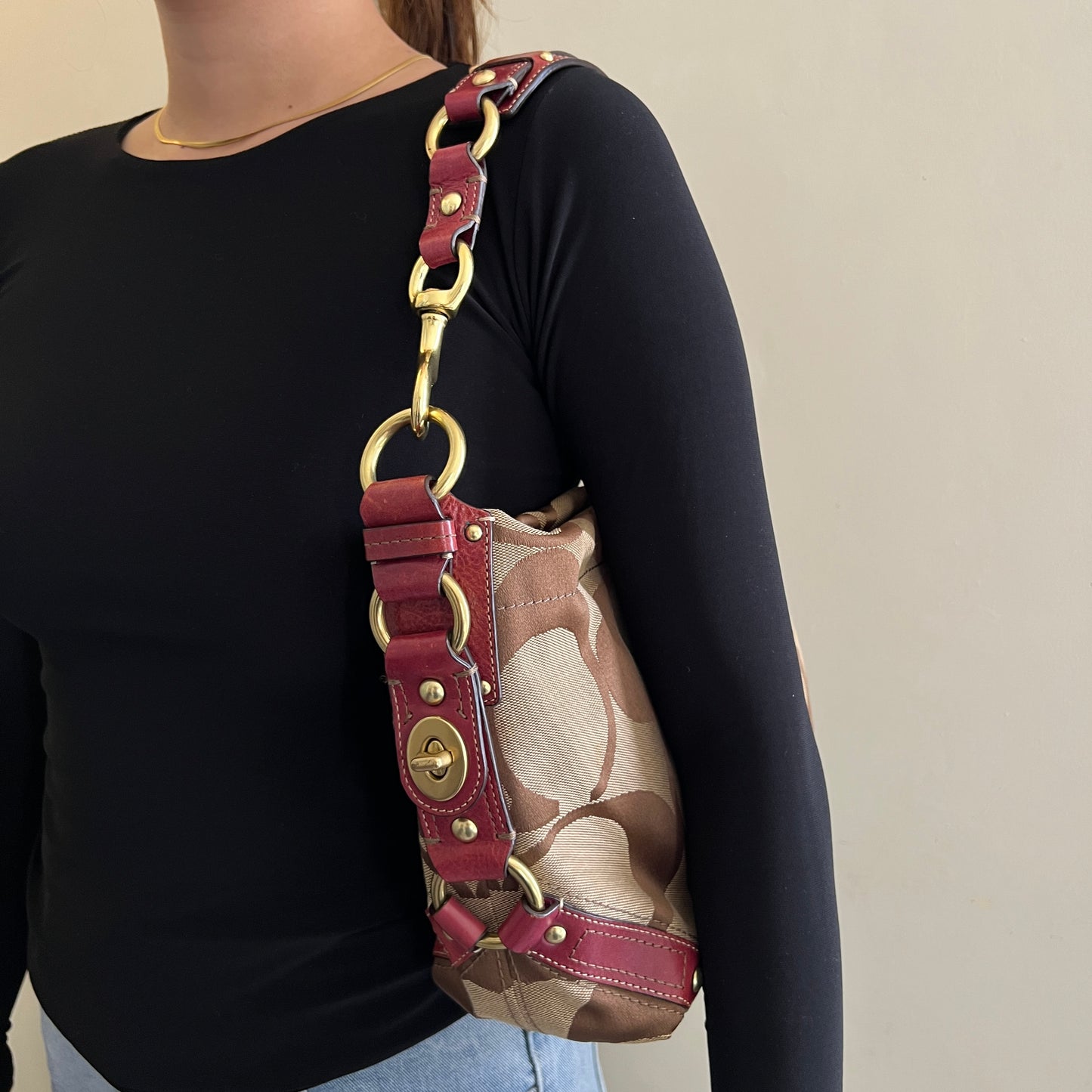 Coach Signature Hobo Bag