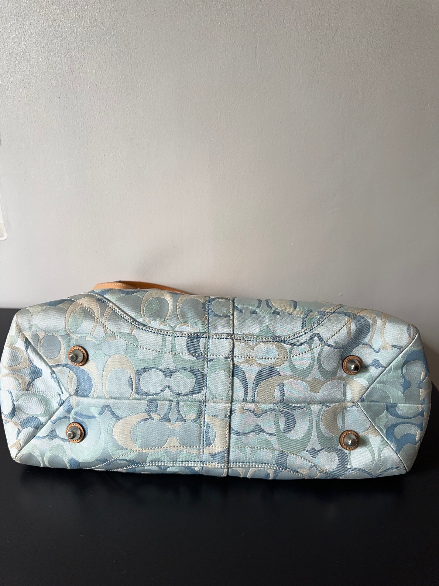 Coach Signature Blue Ladies Bag