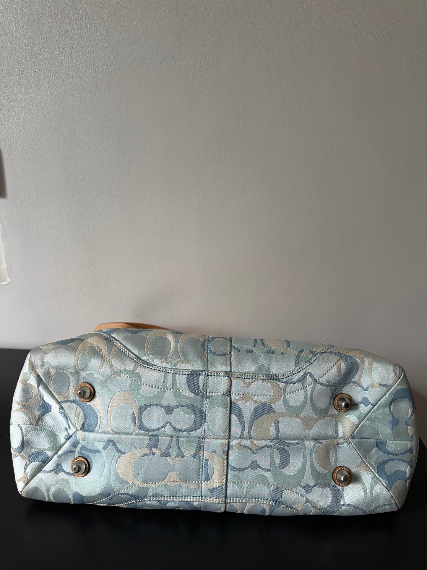 Coach Signature Blue Ladies Bag