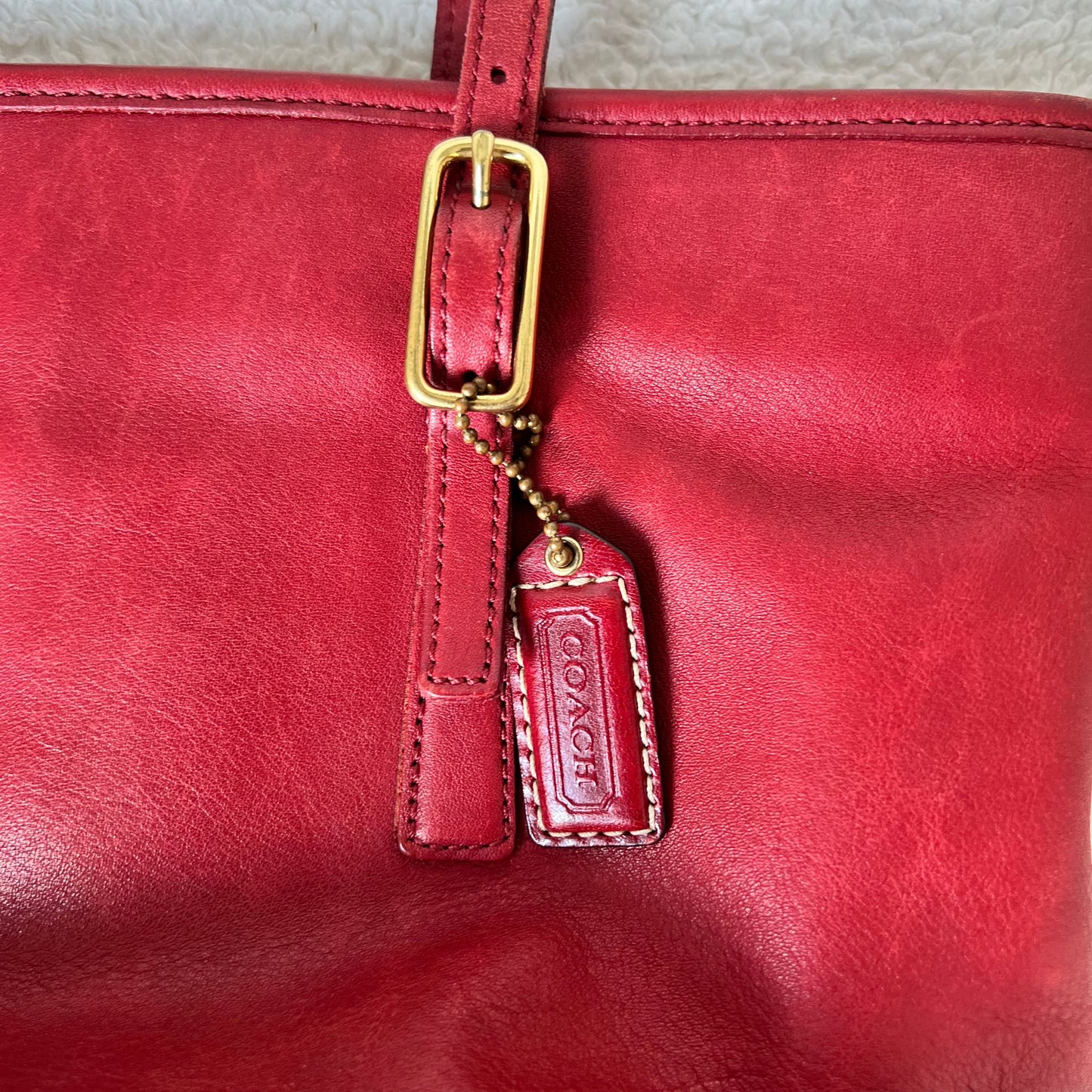 Coach Vintage Legacy Bag in Red