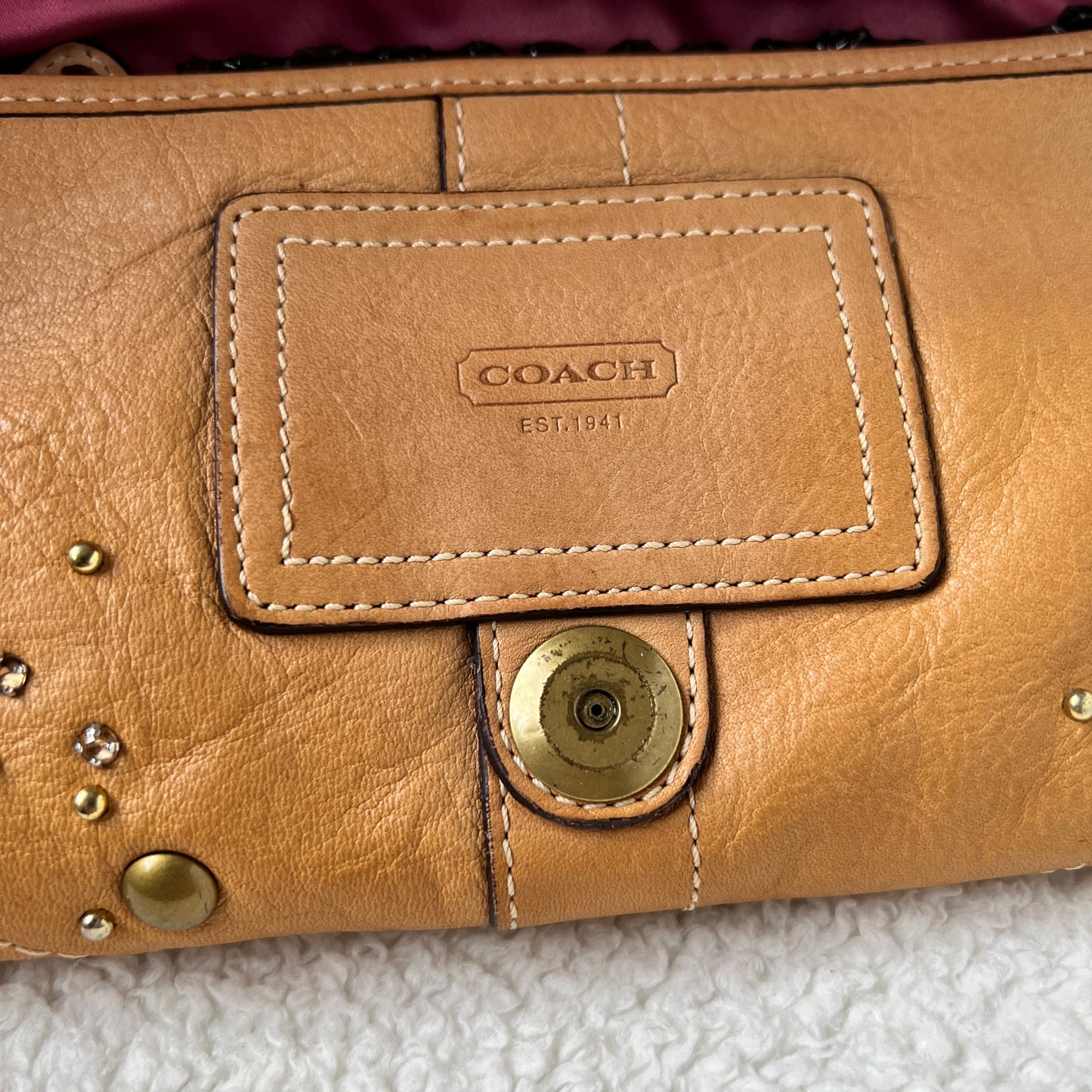 Coach Rare Buckle Flap